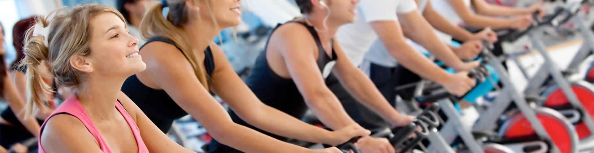 People working out at the Memorial Sport Centre's fitness centre