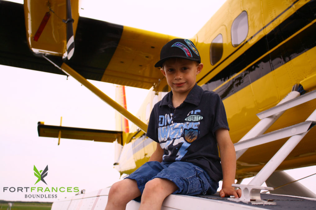 Float plane in Fort Frances Ontario